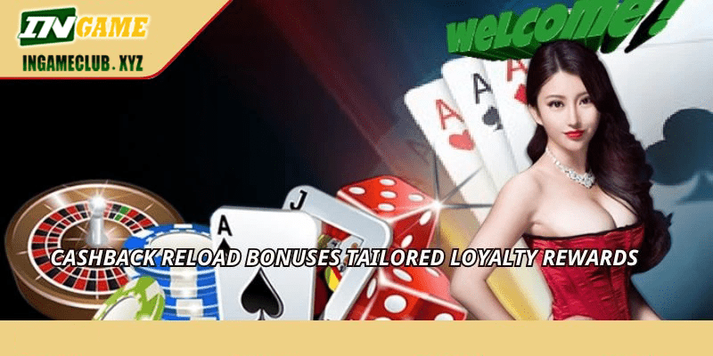 Cashback reload bonuses tailored loyalty rewards