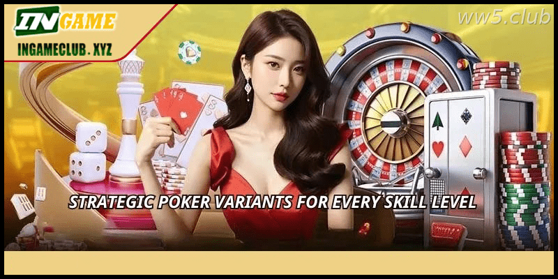Strategic poker variants for every skill level