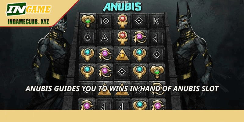 Anubis guides you to wins in Hand of Anubis slot