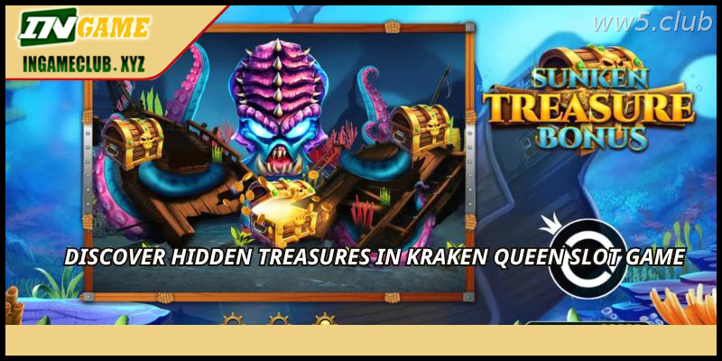Discover hidden treasures in Kraken Queen slot game